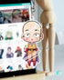 Saitama ONE PUNCH-MAN Acrylic Keychain charm Limiko
